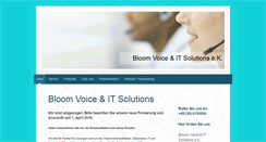 Desktop Screenshot of bloomtele.com