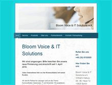Tablet Screenshot of bloomtele.com